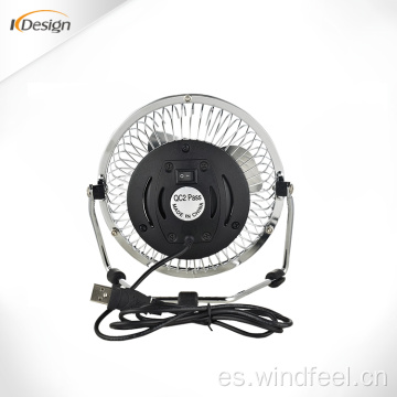 Ventilador Kaidi Venta caliente Mini ventilador de mesa de escritorio USB de 4 pulgadas